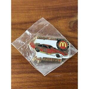 McDonald's Racing Car Larry Minor Lapel Hat Pin‎ Pinback Cruz Pedregon